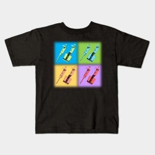 Scientist Biology Pipette Pop Art Warhol Kids T-Shirt